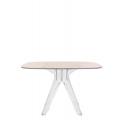 SIR GIO TABLE CARREE STRUCTURE TRANSPARENTE